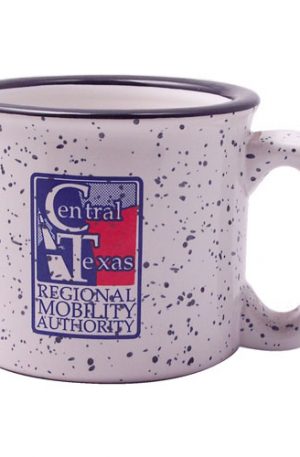 15 oz White Speckled Santa Fe Campfire Mug 209-1 CS1209-02