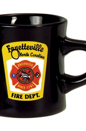 10 oz Vitrified Black Military Mug-0