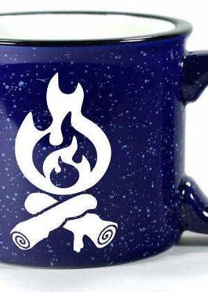 15 oz Cobalt Speckled Santa Fe Campfire Mug 209-04 CS1209-02/04