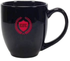 16 oz Black St. Paul Bistro Mug 376-2 CR1376-05