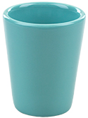 1.5 oz Aqua Ceramic Shot Glass