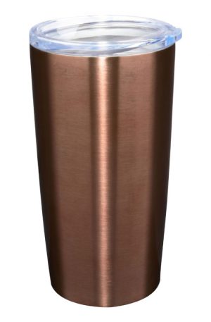 20 ounce bronze stainless steel travel tumbler