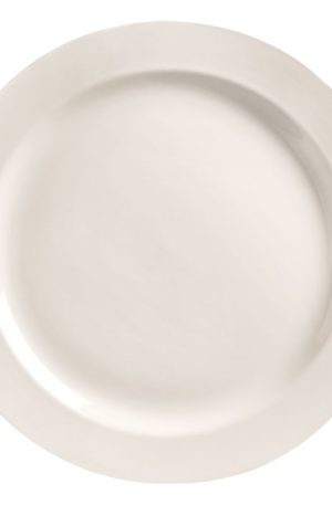 Libbey Basics 9" Bright White Medium Rim Plate