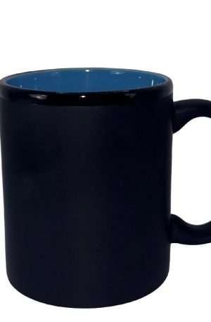 M-Ware 11 oz Hilo C Handle Mug - Sky Blue / Matte Black