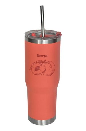 Arcticware 30 oz Peach BPA-Free Vacuum Insulated Stainless Steel Tumbler