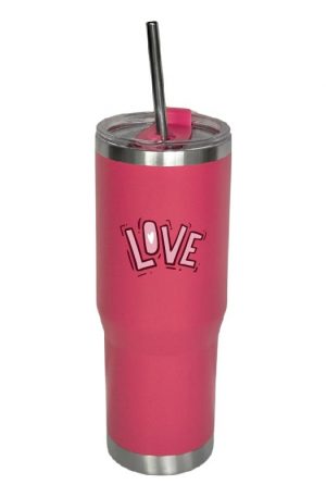 Arcticware 30 oz Hot Pink BPA-Free Vacuum Insulated Stainless Steel Tumbler